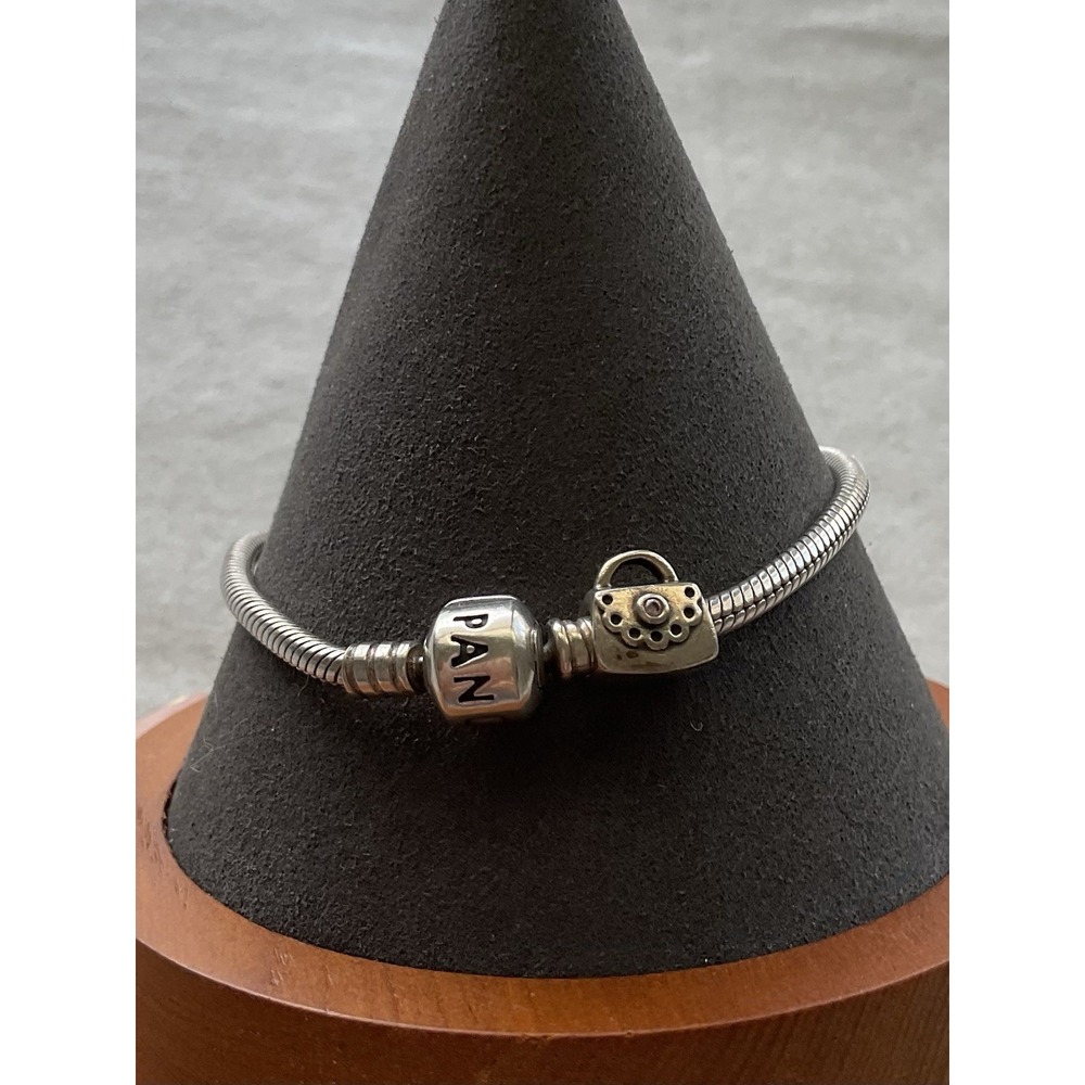 Pandora ALE 925 Sterling Silver Bracelet Handbag Purse Charm